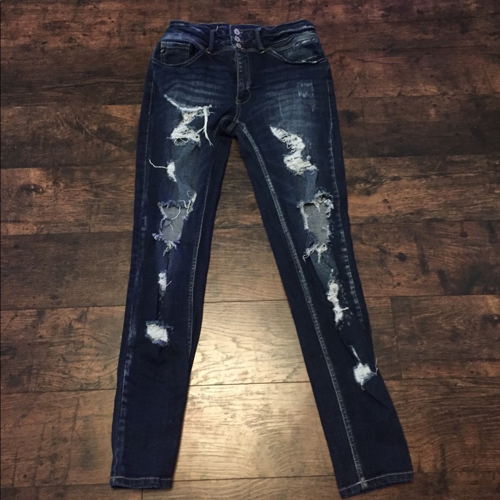 Kancan distressed jeans
